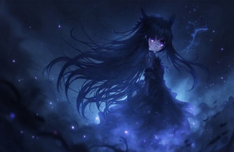 Dark Anime Girl Wallpaper