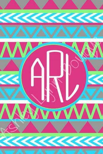 Tribal iPhone Monogram Wallpaper From Nreese47 On