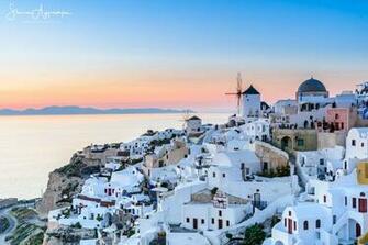 Santorini Greece Wallpaper Top