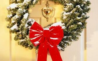 HD Christmas Wreath Wallpaper