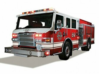 Pierce Puc Pamper Firetruck Wallpaper