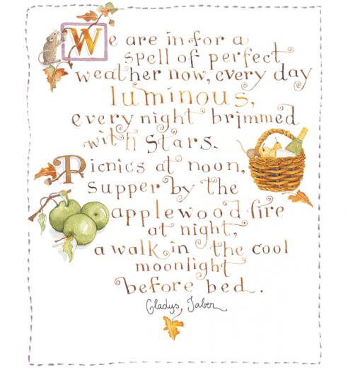 Susan Branch Autumn Dreams With Willard August