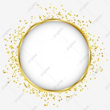 Gold Circle Frame Clipart Transparent Png HD