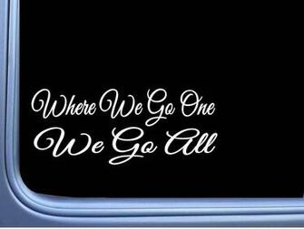 Amazon Ez Stik Where We Go One All M419 Inch Sticker