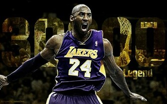 Kobe Bryant Points Celebration HD Wallpaper