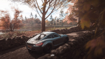 Forza Horizon 4k Porsche Cayman Wallpaper