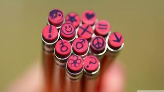 Macro Pencil Eraser Ultra HD Desktop Background Wallpaper For 4k