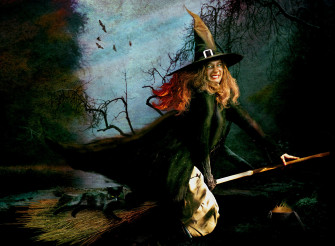 Fantasy Witch HD Wallpaper