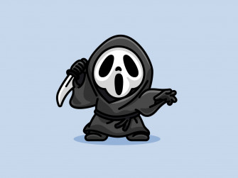 Cute Ghostface Wallpaper