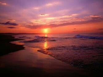 Beach Sunrise California Wallpaper Background