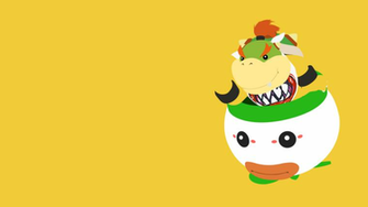 Bowser Jr Minimalist Wallpaper By Brulescorrupted
