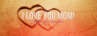 Rose Card I Love My Child Mother You Mom Palm Trees