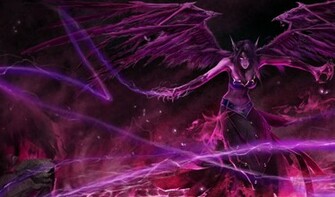 League Of Legends Wallpaper Morgana The Fallen Angel