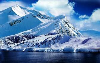 Awesome Ice Mountain Wallpaper Wallpaperlepi