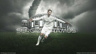 Wallpaper Sergio Ramos By Designer Ahmed Salah