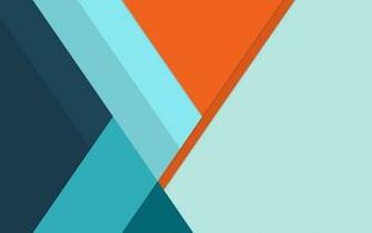 Blue Material Design Minimal Desktop Pc And Mac Wallpaper