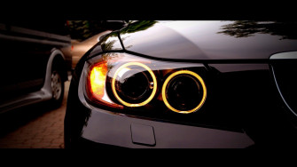 Bmw Angel Eyes Wallpaper Black Car