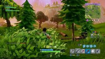 Fortnite In A Bush Wallpaper