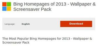 To Install The Bing Wallpaper And Screensaver Pack Click