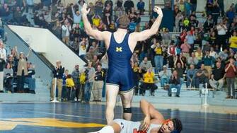 Max Huntley Wrestling University Of Michigan Athletics