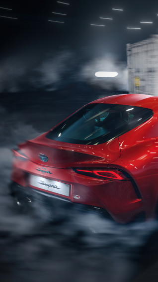 Toyota Supra Cars Drifting Artstation Rare