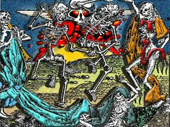 Grateful Dead Wallpaper Skeleton And Roses