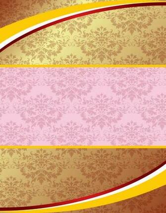 Pink And Gold Background Background