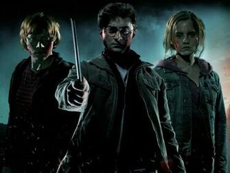 Harry Ron And Hermione Wallpaper