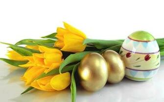Easter Flowers Wallpaper