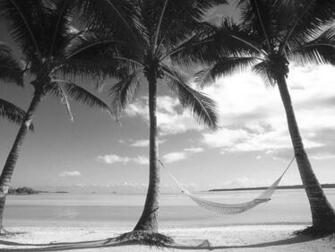 Black And White Wallpaper Beach Landscape HD