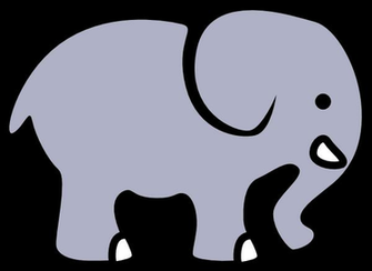 Cartoon Elephant Clip Art At Clker Vector Online