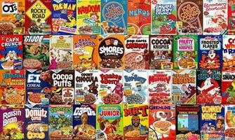 80s Cereal Boxes Retro Wallpaper I