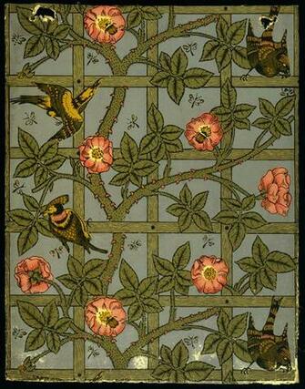William Morris Wallpaper Design Victoria And Albert Museum