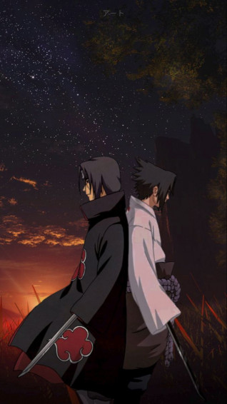 Wallpaper Sasuke And Itachi Anime