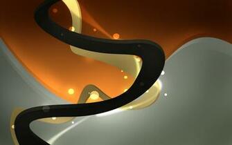 Wallpaper Black Orange Swirls Myspace Background