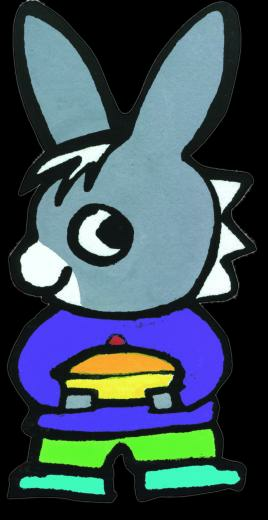 Trotro Holding A Cake Transparent Png Stickpng