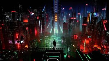 Cyber Science Fiction Digital Art Concept Cyberpunk Artwork