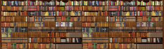 Library Seamless Pattern Bookshelf Background For Desktop
