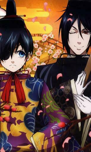 Wallpaper Kuroshitsuji Anime Cell Phone App
