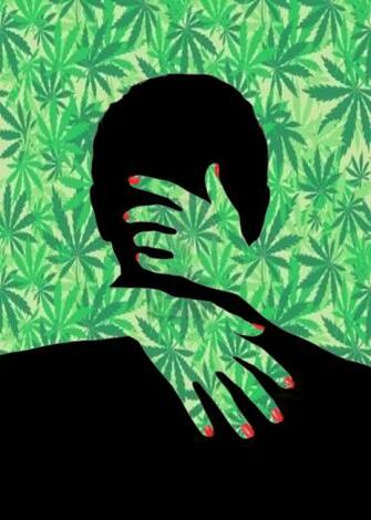 Trippy Weed Background Found On Chronic Aero