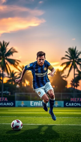 Messi Inter Miami Wallpaper