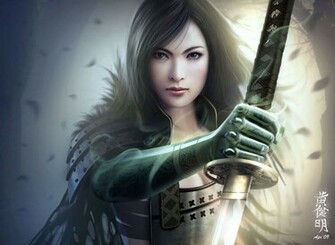 Warrior Princess Computer Wallpaper Desktop Background