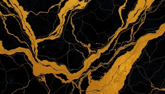Black And Gold Marble Wallpaper