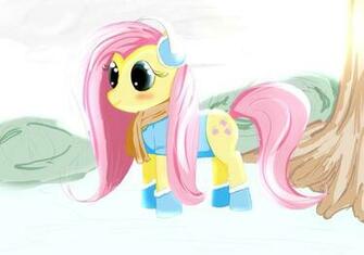 Christmas Snow My Little Pony Fluttershy Wallpaper