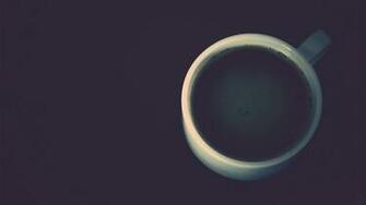 Wallpaper Cup Black Background Coffee HD