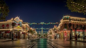 The Christmas Village Wallpaper