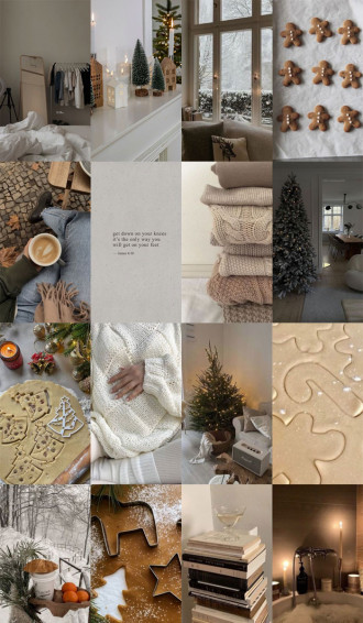 Christmas Collage Aesthetic Ideas Nordic