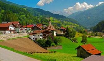 Austria Tyrol Flirsh Computer Wallpaper Desktop Background