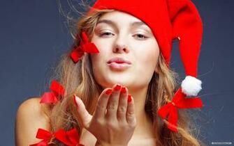 Wallpaper Holiday Christmas Girls Desktop