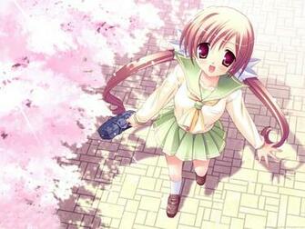 Cherry Blossoms Wallpaper School Uniforms